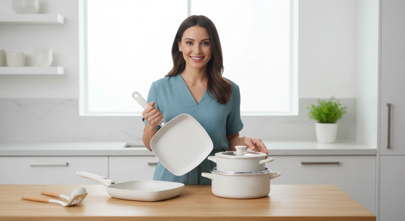 Panelas com cabo de silicone: fácil de limpar e durável