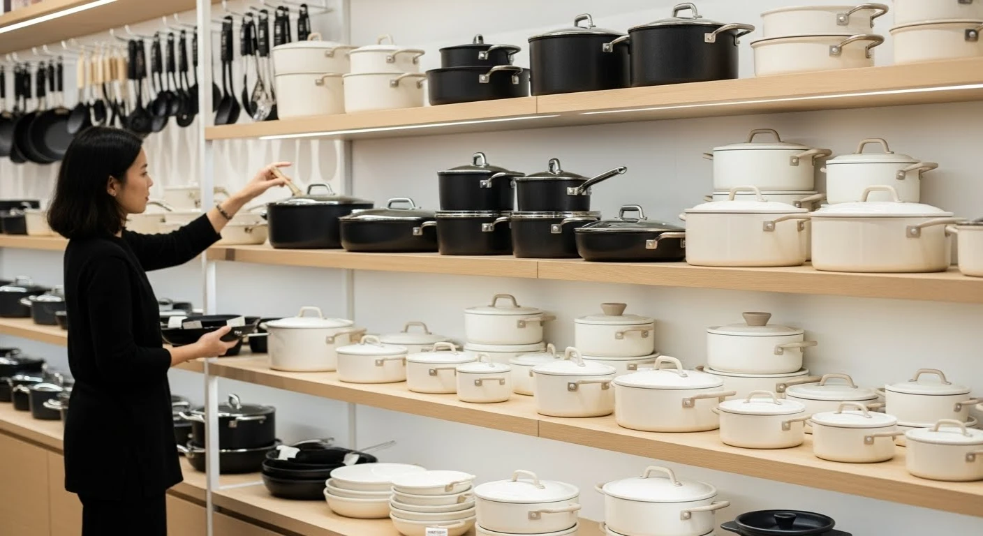 Panelas e utensílios práticos e acessíveis