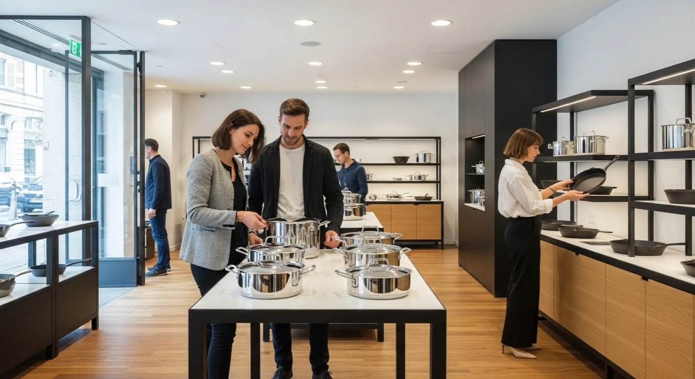 Interação segura e transparente com especialistas em panelas