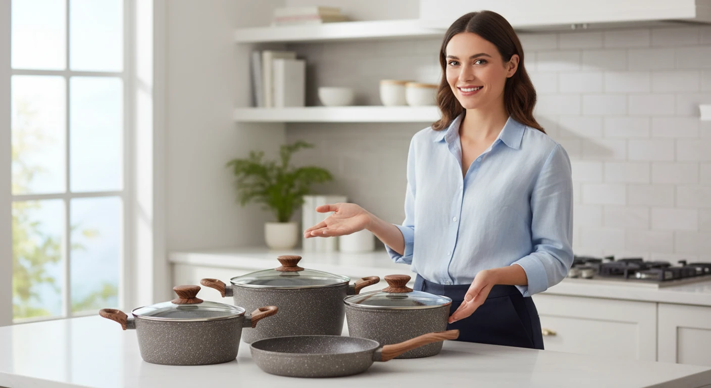 O que é panela com cabo de silicone e quais são suas vantagens térmicas e ergonômicas?