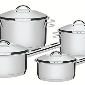 Jogo de Panelas com Fundo Triplo, Tramontina, Solar 65510760, Inox