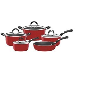 Jogo de Panelas Mônaco Vermelha Tramontina