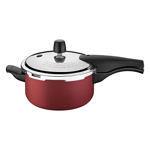 Tramontina Vacouver 3L - Panela de Pressão Antiaderente Panela De Pressão De Alumínio Com Revestimento Antiaderente Vacouver Vermelho Tramontina Vermelha 20 Cm